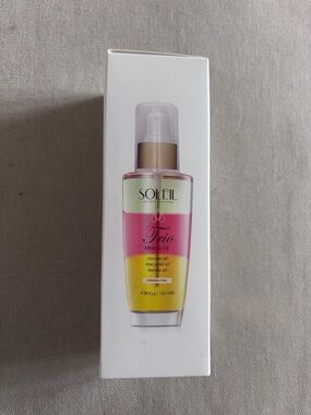 Soleil Trio Miracle Oil Coconut Rose Marula Hair Serum 120ml 4.06 fl oz